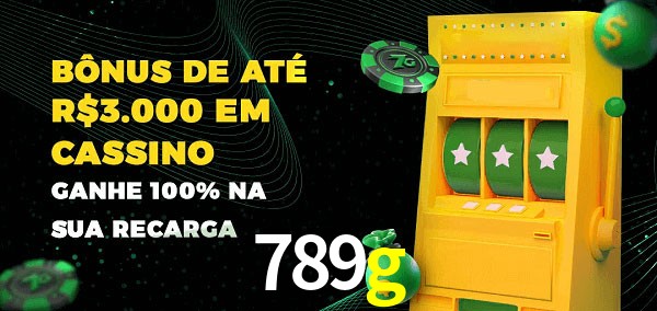 789g melhor bônus de depósito